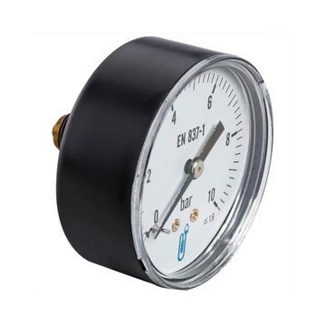 Manométer - műanyag - hátsó