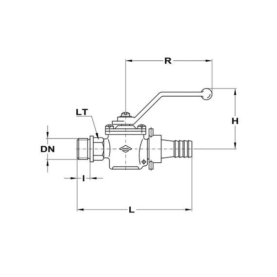 Kazántöltő golyóscsap || MOFÉM || 1/2