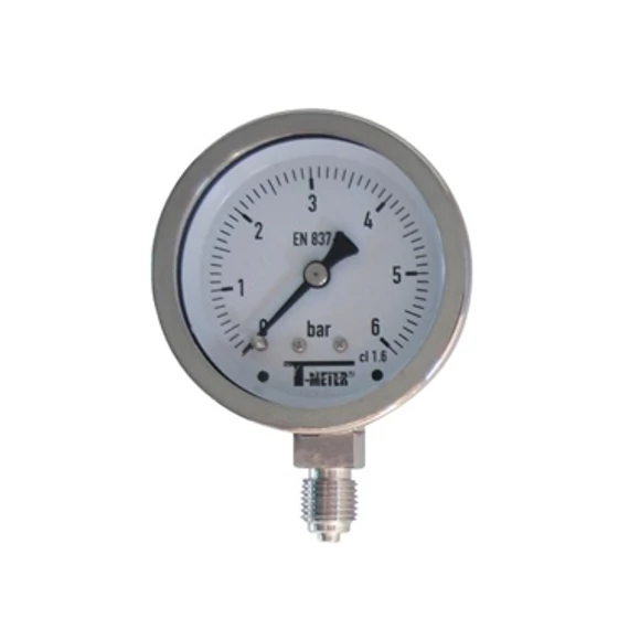 Manométer - rozsdamentes