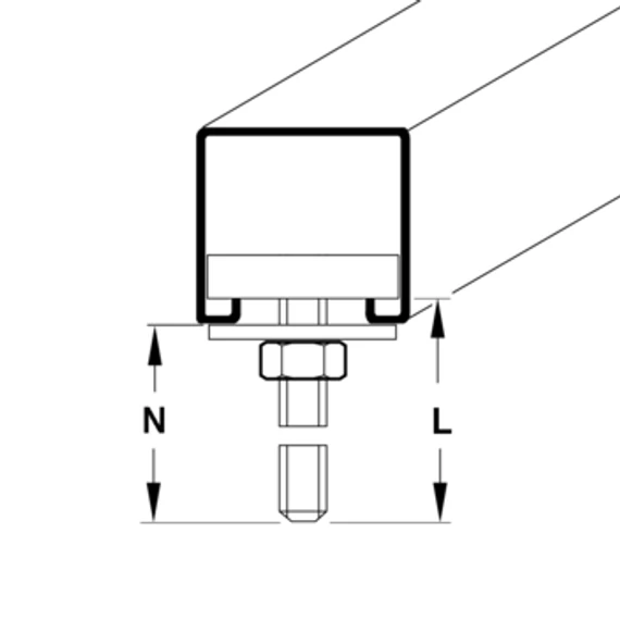SIKLA || Horgosfejű csavar || HZ41 M10x55