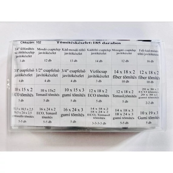 Tömítőkészlet - Tartalom